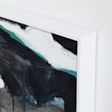 "Kona Dream I" - Art Print in Slate by Jenny Partrite - Frame Close-up