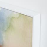 "Somewhere" - Art Print in Warm Pale Green by Artsy Canvas Girl Designs - Frame Close-up