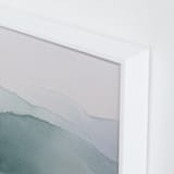 "Echo of a Memory 1" - Art Print in Sage Green by Rebecca King - Frame Close-up