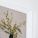 "Everyday Grace 2" - Art Print in Beige by Arohika Verma - Frame Close-up
