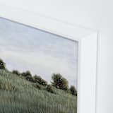 "Midafternoon" - Art Print in Field Green by Hettie Roberts - Frame Close-up