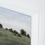 "Midafternoon" - Art Print in Field Green by Hettie Roberts - Frame Close-up