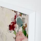 "Flower Market II" - Art Print in Rose by Wendy Keller - Frame Close-up