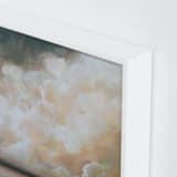 "Reunion 2" - Art Print in Peach by Mya Bessette - Frame Close-up