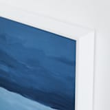"Blue Horizon" - Art Print in deep blue by Colleen Ehrlich - Frame Close-up