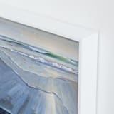"Silver Plated Tide" - Art Print in Breezy by Khara Ledonne - Frame Close-up