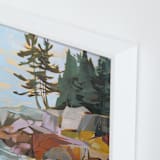 "Step Up / Step Out I" - Art Print in Multi by Jess Franks - Frame Close-up