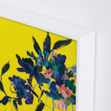 "Sunwards" - Art Print in Marigold by Sonal Nathwani - Frame Close-up