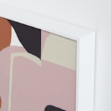 "Ava 1" - Art Print in Ginger Nutmeg by cyrille gulassa - Frame Close-up