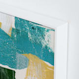 "To The Sea I" - Art Print in sand by sue prue - Frame Close-up