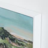 "Sunset on the Dunes 1" - Art Print in Misty Blue by AlisonJerry - Frame Close-up