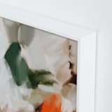 "Good Morning Cafe No.1" - Art Print in Pumpkin Orange by Parima Studio - Frame Close-up