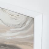 "Warm Sunlit Sand" - Art Print in sunlit sand by Teodora Guererra - Frame Close-up