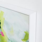 "Playful" - Art Print in Emerald by Melanie Severin - Frame Close-up