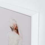 "The Figure" - Art Print in Neutral by Lori Wemple - Frame Close-up