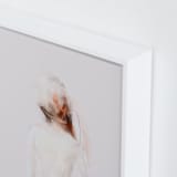"The Figure" - Art Print in Neutral by Lori Wemple - Frame Close-up