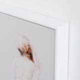 "The Figure" - Art Print in Neutral by Lori Wemple - Frame Close-up