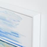 "Muse Triptych (right)" - Art Print in sea by Roberta Hoiness Art - Frame Close-up