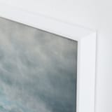 "A Meditation" - Art Print in Meditative Blue by Brian Sostrom - Frame Close-up