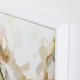"Slopes" - Art Print in Straw by Melanie Severin - Frame Close-up