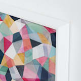 "Kaleidoscope No.1" - Art Print in Cerise by Hooray Creative - Frame Close-up