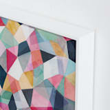 "Kaleidoscope No.1" - Art Print in Cerise by Hooray Creative - Frame Close-up