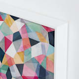 "Kaleidoscope No.1" - Art Print in Cerise by Hooray Creative - Frame Close-up