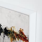 "Le Mirage" - Art Print in Black Grey by Carmen Guedez - Frame Close-up
