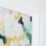 "The Meadow" - Art Print in Pear by Melanie Severin - Frame Close-up