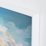 "Summer Winds" - Art Print in Golden Yellow by Emily Jeffords - Frame Close-up