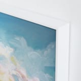 "Summer Winds" - Art Print in Golden Yellow by Emily Jeffords - Frame Close-up