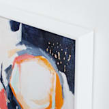 "Light in dark" - Art Print in gold fever orange by Jihye Back Kim - Frame Close-up