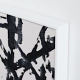 "Ink Bridges 2" - Art Print in Midnight Black by Afton Harding - Frame Close-up