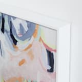 "Dream Peachy" - Art Print in Salmon Pink by Jihye Back Kim - Frame Close-up