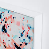 "Grapefruity" - Art Print in Coral by Katie Craig - Frame Close-up