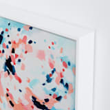 "Grapefruity" - Art Print in Coral by Katie Craig - Frame Close-up