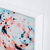 "Grapefruity" - Art Print in Coral by Katie Craig - Frame Close-up