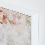"Whispered 2" - Art Print in coral by Melanie Severin - Frame Close-up
