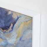 "Olympia Rises" - Art Print in Indigo by Julia Contacessi - Frame Close-up