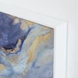 "Olympia Rises" - Art Print in Indigo by Julia Contacessi - Frame Close-up