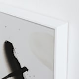 "Playful inks" - Art Print in black and white by Svitlana Martynjuk - Frame Close-up