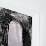 "Hidden and Revealed I" - Art Print in Lilac by Angela Simeone - Frame Close-up