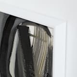 "Olive" - Art Print in Grey by Angela Simeone - Frame Close-up