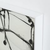 "Plant Cell 3" - Art Print in Black and White by Mary Gaspar - Frame Close-up