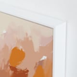 "Soft Earths" - Art Print in earthy clay by Svitlana Martynjuk - Frame Close-up