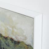 "Neutral Ground" - Art Print in Moss Green by Lorent and Leif - Frame Close-up