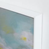 "Summering Forever" - Art Print in Golden Yellow by Emily Jeffords - Frame Close-up