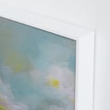 "Summering Forever" - Art Print in Golden Yellow by Emily Jeffords - Frame Close-up