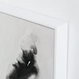 "mother embrace" - Art Print in Black by Kate Ahn - Frame Close-up