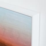 "Liquid Sunset I" - Art Print in Rust by Cass Imagines - Frame Close-up